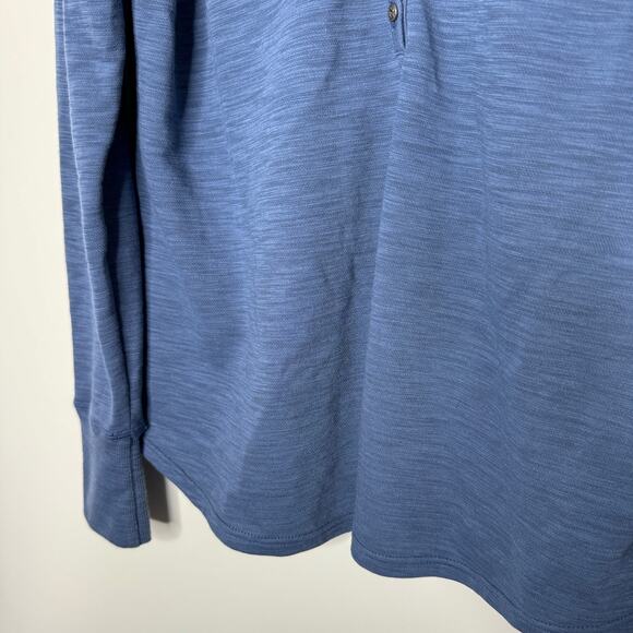 Kuhl Lola Long Sleeve Slate Blur Henley Top L Large - Picture 5 of 10